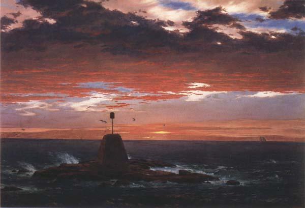 Frederic E.Church Beacon,off Mount  Desert Island Germany oil painting art